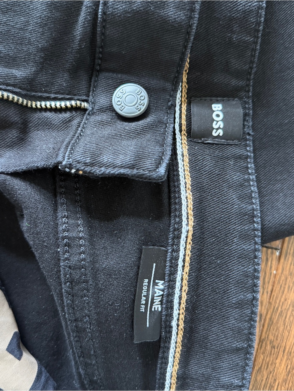 Hugo Boss Men's Black Slim Jeans